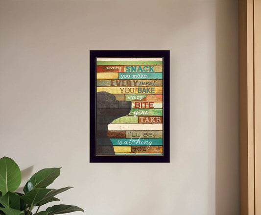 Ill Be Watching You 4 Black Framed Print Wall Art - Homeroots - Flyclothing LLC