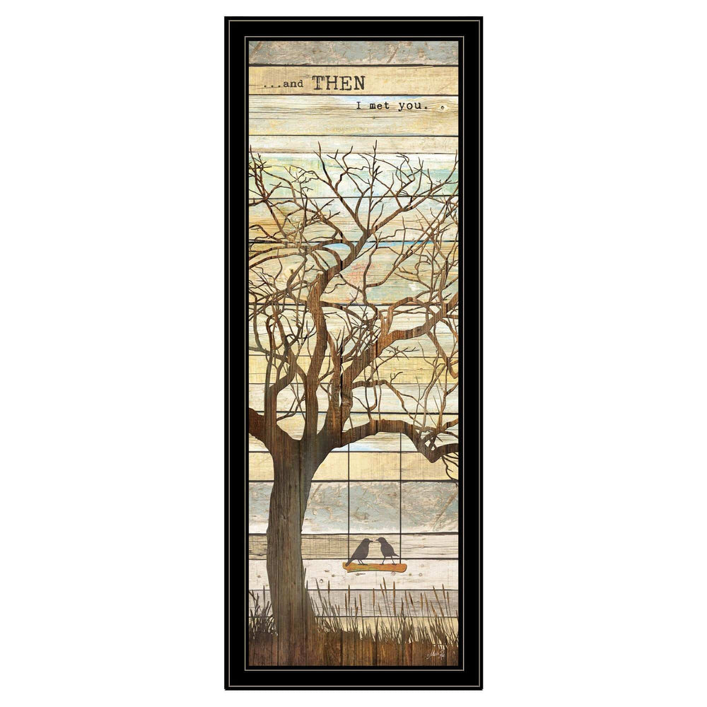 And then I met You 1 Black Framed Print Wall Art - Homeroots - Flyclothing LLC