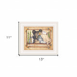 Bear Necessities 1 White Framed Print Bathroom Wall Art - Homeroots - Flyclothing LLC