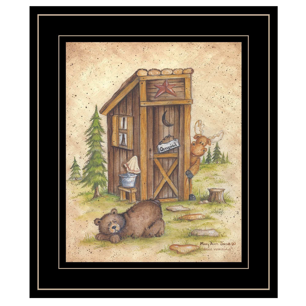 Still Waiting 2 Black Framed Print Wall Art - Homeroots - Flyclothing LLC