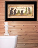 Natures Calling 3 Black Framed Print Bathroom Wall Art - Homeroots - Flyclothing LLC