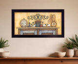 Come Gather at Our Table 2 Black Framed Print Wall Art - Homeroots - Flyclothing LLC