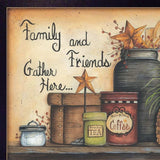 Family and Friends 1 Black Framed Print Wall Art - Homeroots - Flyclothing LLC