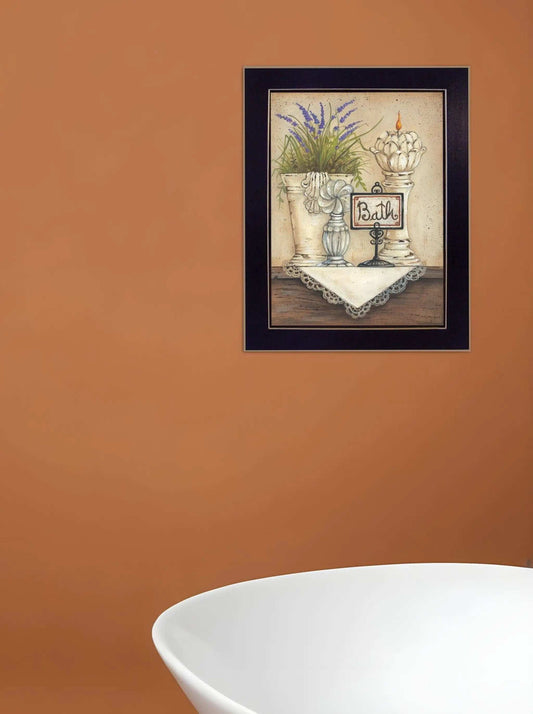 Bath 2 Black Framed Print Bathroom Wall Art - Homeroots - Flyclothing LLC