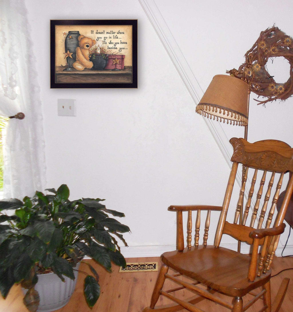 The Simple Truth 2 Black Framed Print Wall Art - Homeroots - Flyclothing LLC