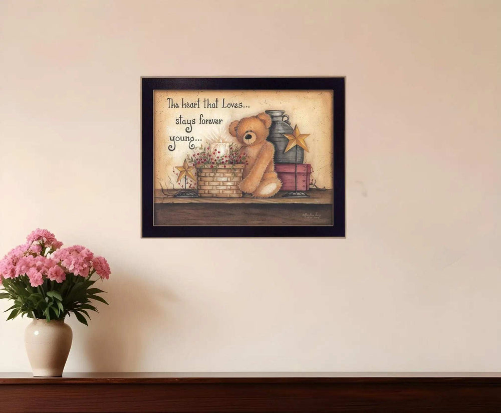 Forever Young 2 Black Framed Print Wall Art - Homeroots - Flyclothing LLC