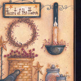 Heart of the Home 5 Black Framed Print Wall Art - Homeroots - Flyclothing LLC