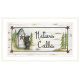 Nature Calls 1 White Framed Print Wall Art - Homeroots - Flyclothing LLC