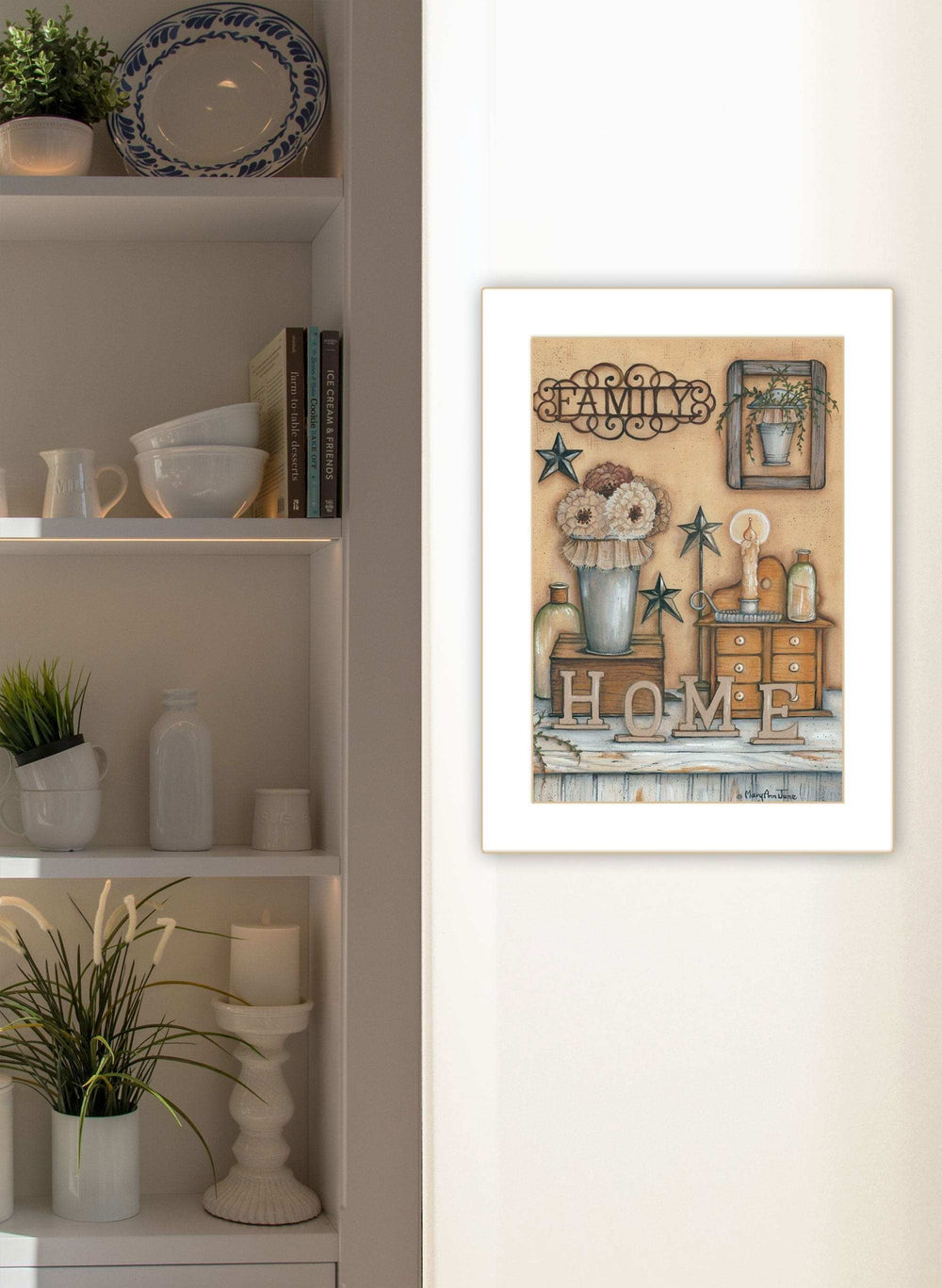 Family 10 White Framed Print Wall Art - Homeroots - Flyclothing LLC