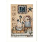Friends 3 White Framed Print Wall Art - Homeroots - Flyclothing LLC