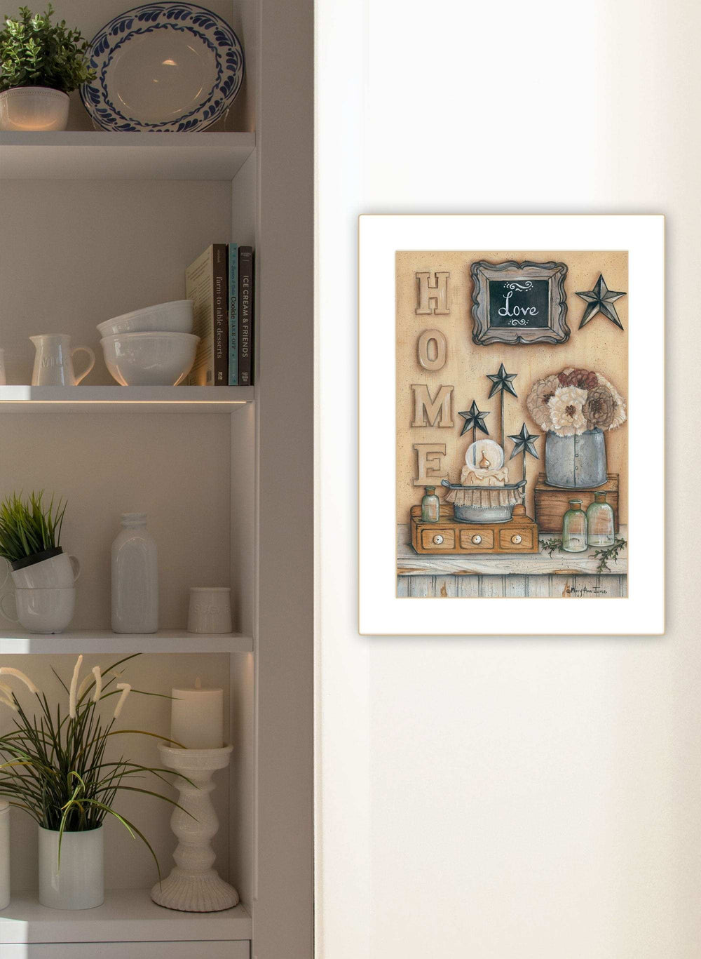 Friends 3 White Framed Print Wall Art - Homeroots - Flyclothing LLC