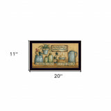 Country Kitchen 2 Black Framed Print Kitchen Wall Art - Homeroots - Flyclothing LLC