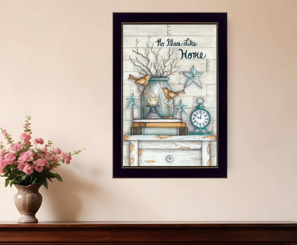 No Place Like Home 5 Black Framed Print Wall Art - Homeroots - Flyclothing LLC