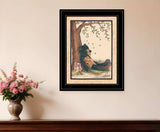 Nap Time 2 Black Framed Print Wall Art - Homeroots - Flyclothing LLC