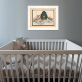 Gone Fishing 1 White Framed Print Wall Art - Homeroots - Flyclothing LLC