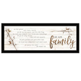 We are Family Black Framed Print Wall Art - Homeroots - Flyclothing LLC