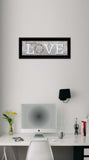 Love Do Everything in Love 1 Black Framed Print Wall Art - Homeroots - Flyclothing LLC