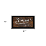 Spread Your Wings and Fly 2 Black Framed Print Wall Art - Homeroots - Flyclothing LLC