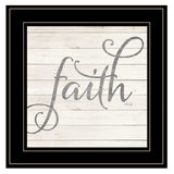 Simple Words Faith 2 Black Framed Print Wall Art - Homeroots - Flyclothing LLC