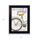 When In Doubt Black Framed Print Wall Art - Homeroots - Flyclothing LLC