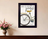 When In Doubt Black Framed Print Wall Art - Homeroots - Flyclothing LLC