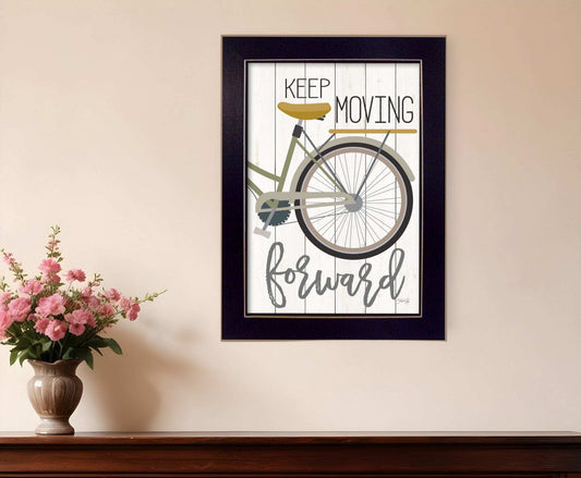Moving Forward Black Framed Print Wall Art - Homeroots - Flyclothing LLC