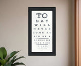 Eye Chart I 1 Black Framed Print Wall Art - Homeroots - Flyclothing LLC