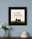 Faith Family Farming Friends 2 Black Framed Print Wall Art - Homeroots - Flyclothing LLC