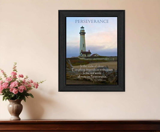 Perseverance 2 Black Framed Print Wall Art - Homeroots - Flyclothing LLC
