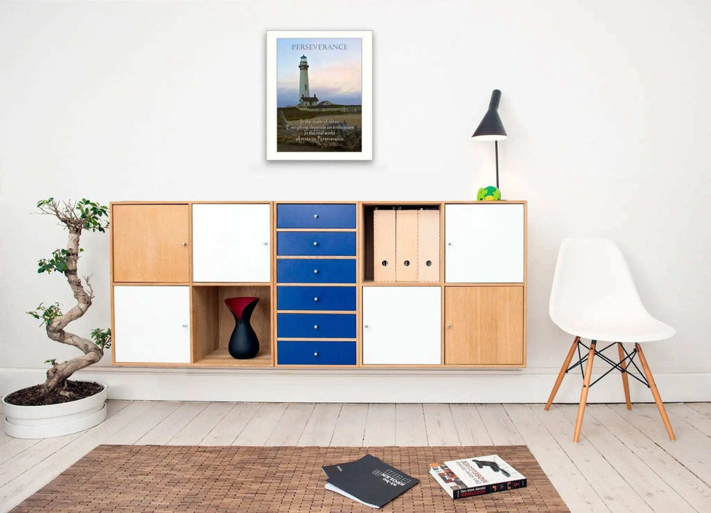 Perseverance 3 White Framed Print Wall Art - Homeroots - Flyclothing LLC