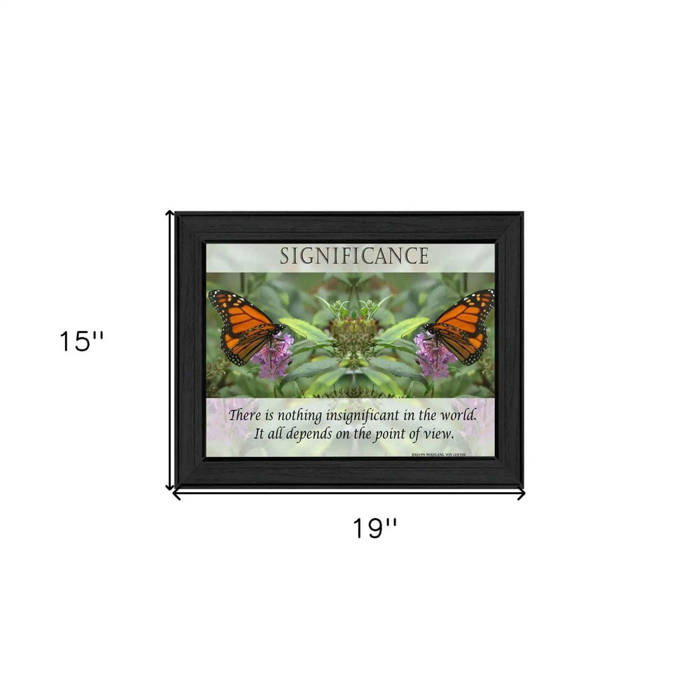 Significance 3 Black Framed Print Wall Art - Homeroots - Flyclothing LLC