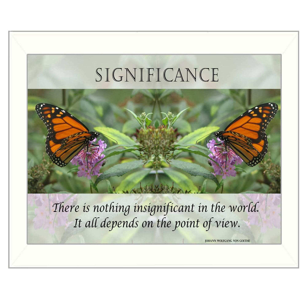 Significance 4 White Framed Print Wall Art - Homeroots - Flyclothing LLC