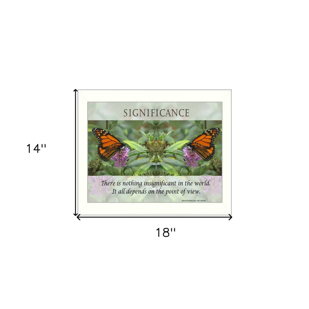 Significance 4 White Framed Print Wall Art - Homeroots - Flyclothing LLC