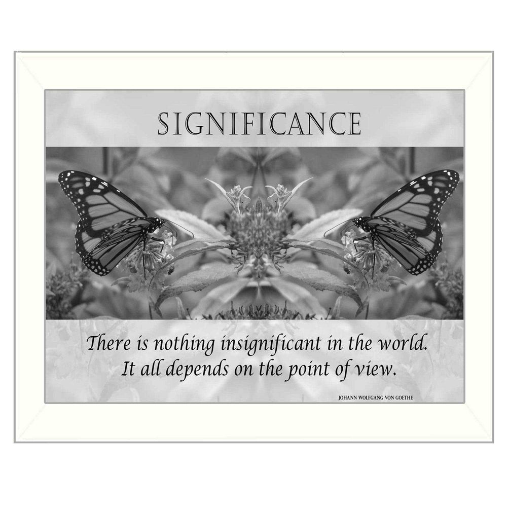 Significance 6 White Framed Print Wall Art - Homeroots - Flyclothing LLC