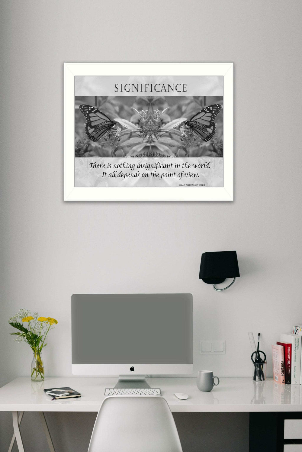 Significance 6 White Framed Print Wall Art - Homeroots - Flyclothing LLC