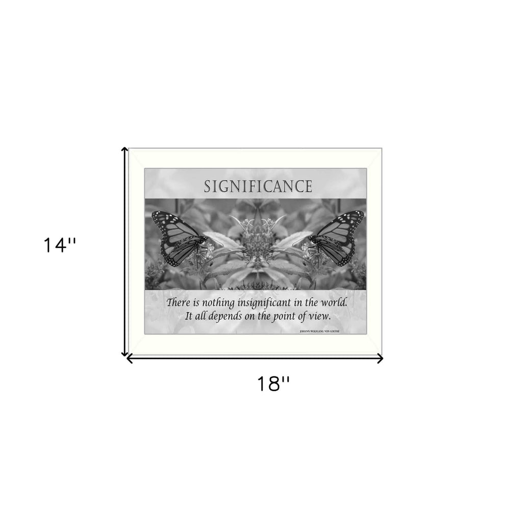 Significance 6 White Framed Print Wall Art - Homeroots - Flyclothing LLC