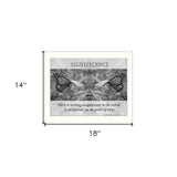 Significance 6 White Framed Print Wall Art - Homeroots - Flyclothing LLC