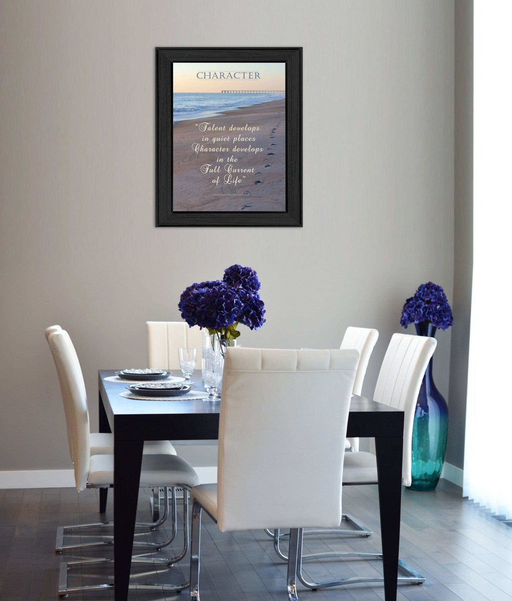 Character 3 Black Framed Print Wall Art - Homeroots - Flyclothing LLC