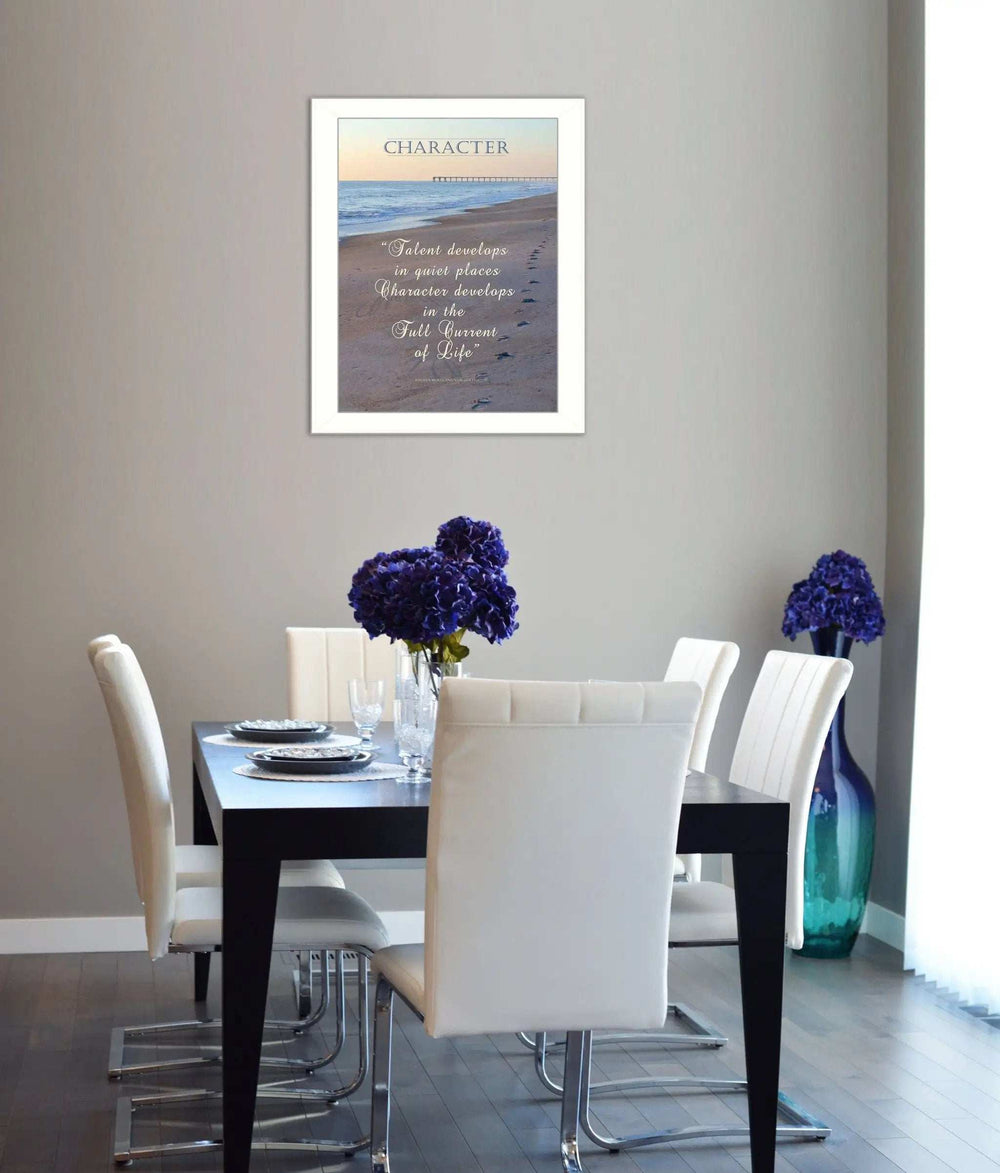 Character 4 White Framed Print Wall Art - Homeroots - Flyclothing LLC