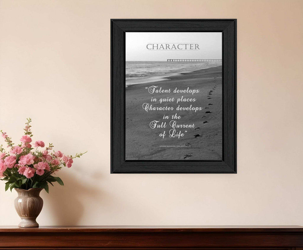 Character 5 Black Framed Print Wall Art - Homeroots - Flyclothing LLC