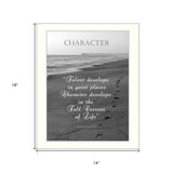 Character 6 White Framed Print Wall Art - Homeroots - Flyclothing LLC