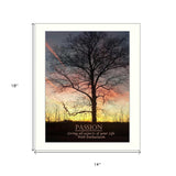 Passion 4 White Framed Print Wall Art - Homeroots - Flyclothing LLC