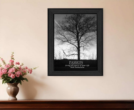 Passion 5 Black Framed Print Wall Art - Homeroots - Flyclothing LLC