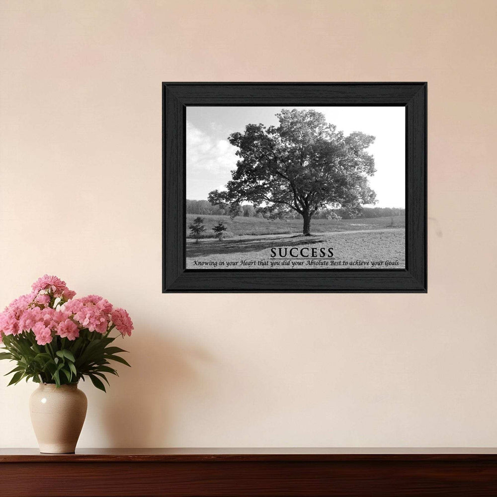 Success 5 Black Framed Print Wall Art - Homeroots - Flyclothing LLC