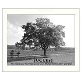 Success 6 White Framed Print Wall Art - Homeroots - Flyclothing LLC