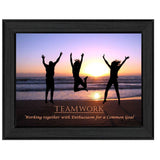 Teamwork 3 Black Framed Print Wall Art - Homeroots - Flyclothing LLC