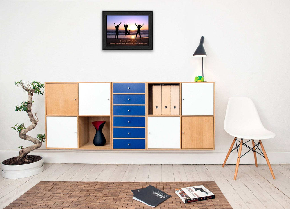 Teamwork 3 Black Framed Print Wall Art - Homeroots - Flyclothing LLC