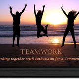 Teamwork 3 Black Framed Print Wall Art - Homeroots - Flyclothing LLC