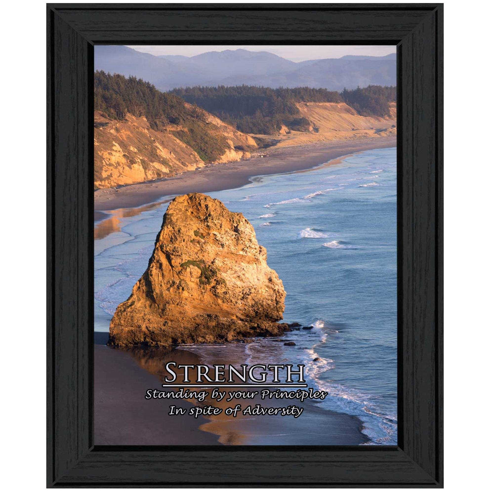 Strength 4 Black Framed Print Wall Art - Homeroots - Flyclothing LLC