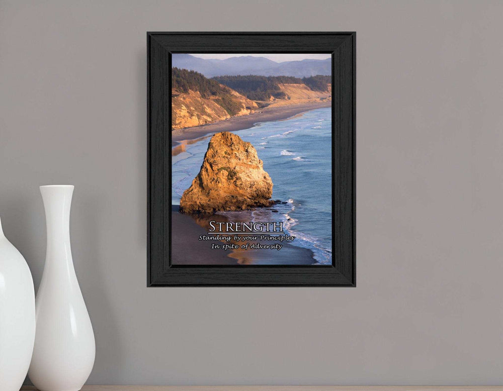 Strength 4 Black Framed Print Wall Art - Homeroots - Flyclothing LLC